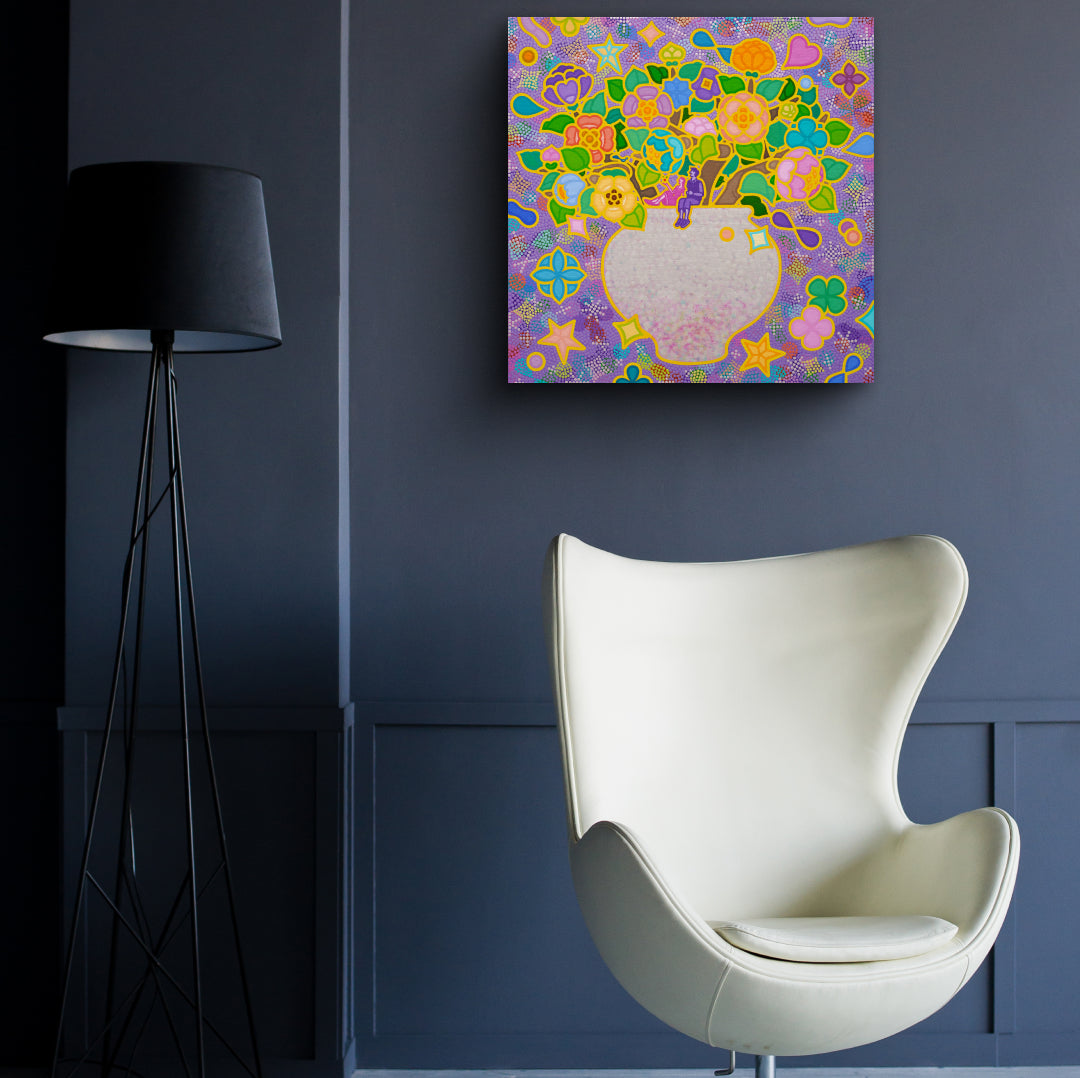 korean art, Rainbow Blossom 20-32 - DOKHBI ARTWORKS Kim young-jin Painting