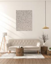 Flow of the Inner Eyes II by Kim Woon Kyu displayed in modern living room, original Korean painting 2019