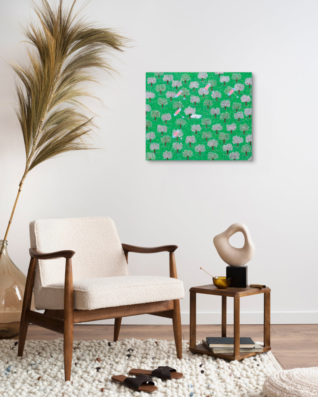 korean art, Picnic - DOKHBI ARTWORKS Painting Shim Bong MinARTWORKS ARTSy dokkaebi dokebi