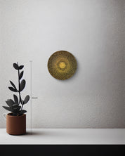 ANIMA Variation Series size reference 15x15cm - original Korean mixed media painting by Kim Sun Hyeon