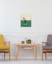 All the Moments We Shared 10 size reference 44x36.5cm - original Korean silk painting by Ham Bo Kyung