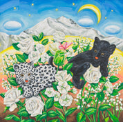 Eternal Blossom - Oil on Canvas 60.6x60.6cm by Aira Choi, Korean Contemporary Art 2023