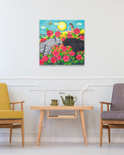 Eternal Love size reference 72.7x72.7cm - original Korean painting by Aira Choi