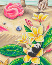 Siesta surface detail - Oil on Canvas by Aira Choi, Korean fine art 2022
