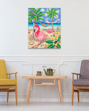 Siesta size reference 72.7x90.9cm - original Korean painting by Aira Choi