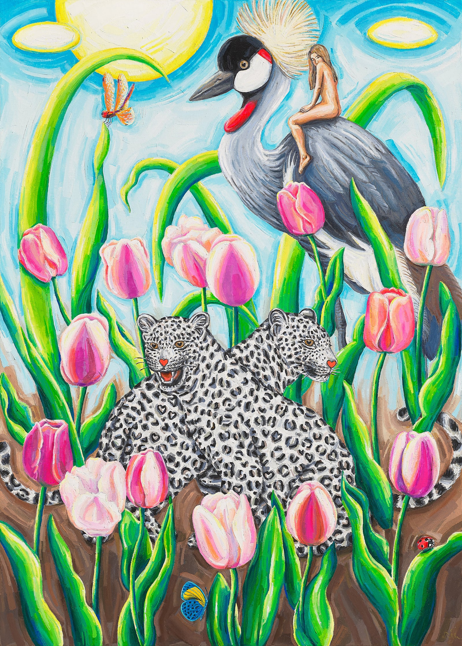 The Secret Garden - Oil on Canvas 65.1x90.9cm by Aira Choi, Korean Contemporary Art 2022