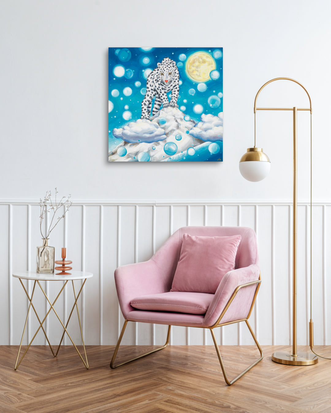 Korean contemporary painting The Winner Stands Alone by Aira Choi, interior wall art decor