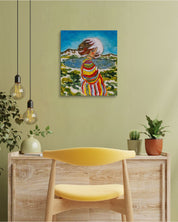 korean art, A Changed Wind - DOKHBI $1000 ARTWORKS Jineui Heo ARTWORKS dokkaebi dokebi k - art A Changed Wind DOKHBI