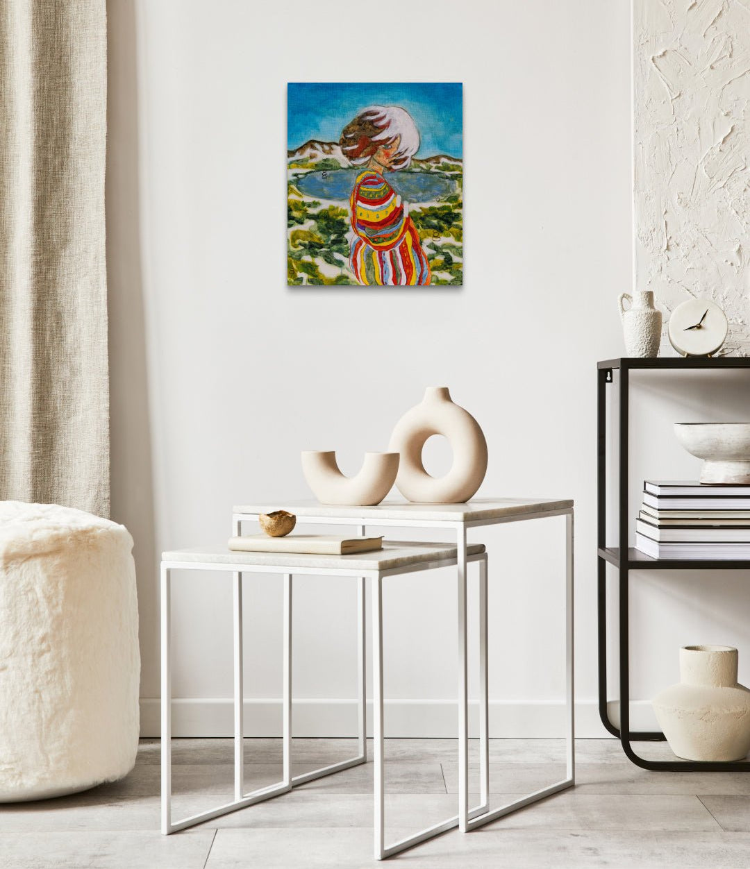 korean art, A Changed Wind - DOKHBI $1000 ARTWORKS Jineui Heo ARTWORKS dokkaebi dokebi k - art A Changed Wind DOKHBI