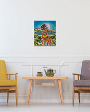 korean art, A Changed Wind - DOKHBI $1000 ARTWORKS Jineui Heo ARTWORKS dokkaebi dokebi k - art A Changed Wind DOKHBI