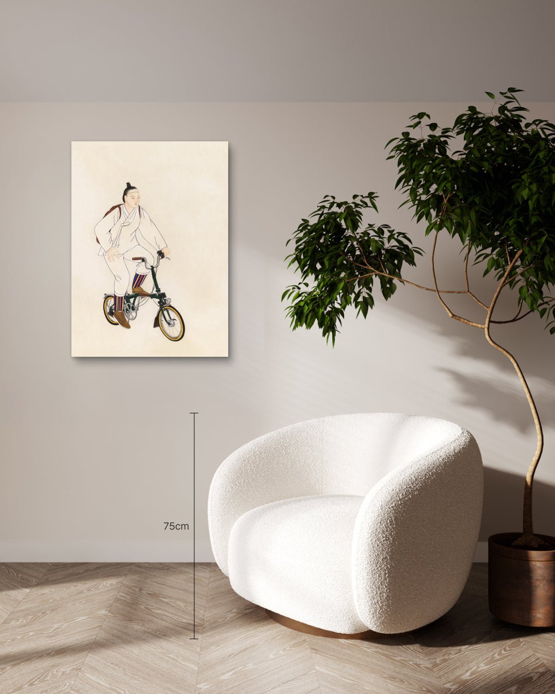 korean art, A Day to Look Forward To 2 - DOKHBI ARTWORKS Ham Bo Kyung Painting ARTWORKS dokkaebi dokebi k - art A Day to Look Forward To 2 DOKHBI