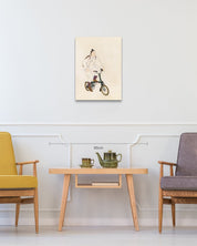 korean art, A Day to Look Forward To 2 - DOKHBI ARTWORKS Ham Bo Kyung Painting ARTWORKS dokkaebi dokebi k - art A Day to Look Forward To 2 size reference 73x53cm - original Korean silk painting by Ham Bo Kyung DOKHBI