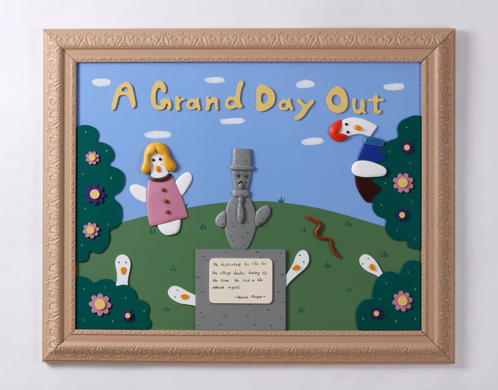 korean art, A Grand Garden - DOKHBI ARTWORKS Jung Seyoon Mixed Media