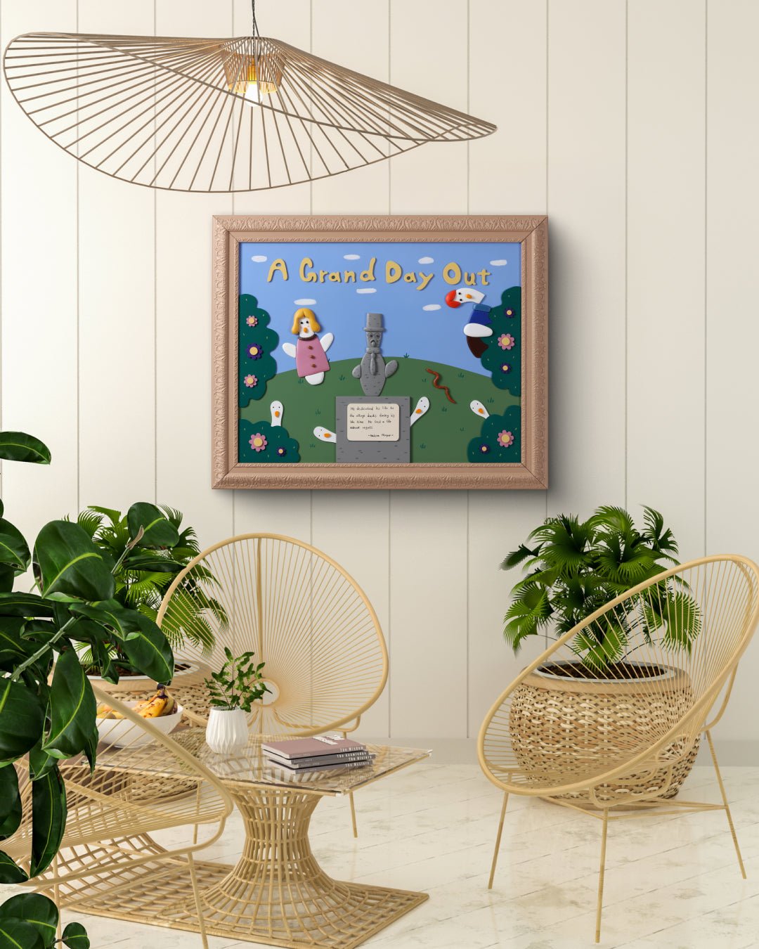 korean art, A Grand Garden - DOKHBI ARTWORKS Jung Seyoon Mixed Media