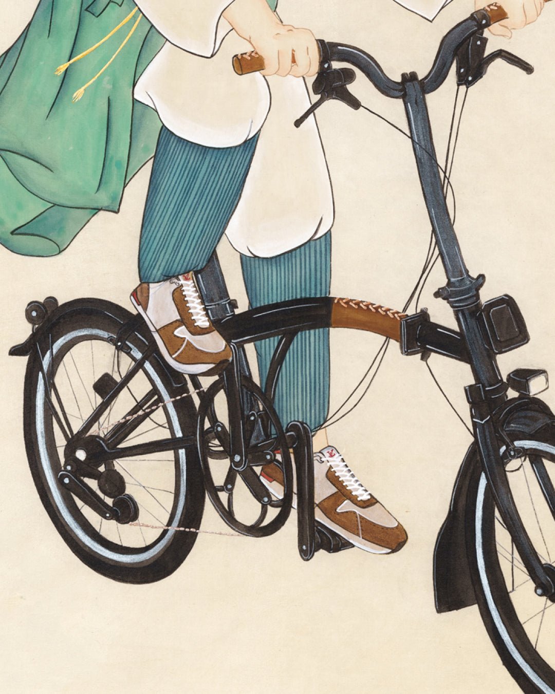korean art, A Miraculous Day 4 - DOKHBI ARTWORKS Ham Bo Kyung Mixed Media ARTWORKS dokkaebi dokebi k - art A Miraculous Day 4 surface detail - silk on color by Ham Bo Kyung, Korean fine art 2023 DOKHBI