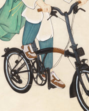 korean art, A Miraculous Day 4 - DOKHBI ARTWORKS Ham Bo Kyung Mixed Media ARTWORKS dokkaebi dokebi k - art A Miraculous Day 4 surface detail - silk on color by Ham Bo Kyung, Korean fine art 2023 DOKHBI