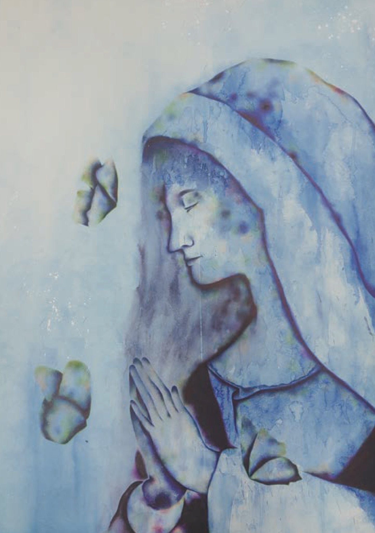 korean art, A Small Comfort for Those Seeking Salvation - DOKHBI ARTWORKS KIM JEONG YONG Painting