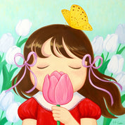 korean art, Affection - DOKHBI ARTWORKS Hyoji Lee Painting ARTWORKS dokkaebi dokebi k-art #original_value# DOKHBI