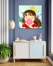 korean art, Affection - DOKHBI ARTWORKS Hyoji Lee Painting ARTWORKS dokkaebi dokebi k-art #original_value# DOKHBI