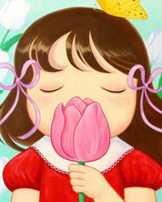 korean art, Affection - DOKHBI ARTWORKS Hyoji Lee Painting ARTWORKS dokkaebi dokebi k-art #original_value# DOKHBI