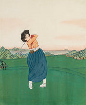 korean art, All the Moments We Shared 10 - DOKHBI $1000 ARTWORKS Ham Bo Kyung ARTWORKS dokkaebi dokebi k - art All the Moments We Shared 10 - Silk on Color 44x36.5cm by Ham Bo Kyung, Korean Contemporary Art 2024 DOKHBI