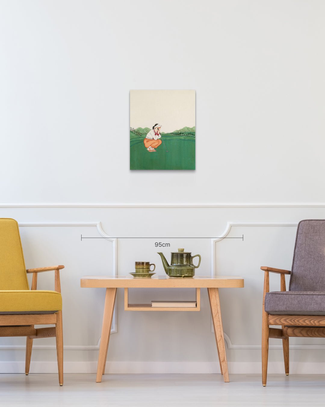 korean art, All the Moments We Shared 6 - DOKHBI $1000 ARTWORKS Ham Bo Kyung ARTWORKS dokkaebi dokebi k - art All the Moments We Shared 6 size reference 44x36.5cm - original Korean silk painting by Ham Bo Kyung DOKHBI