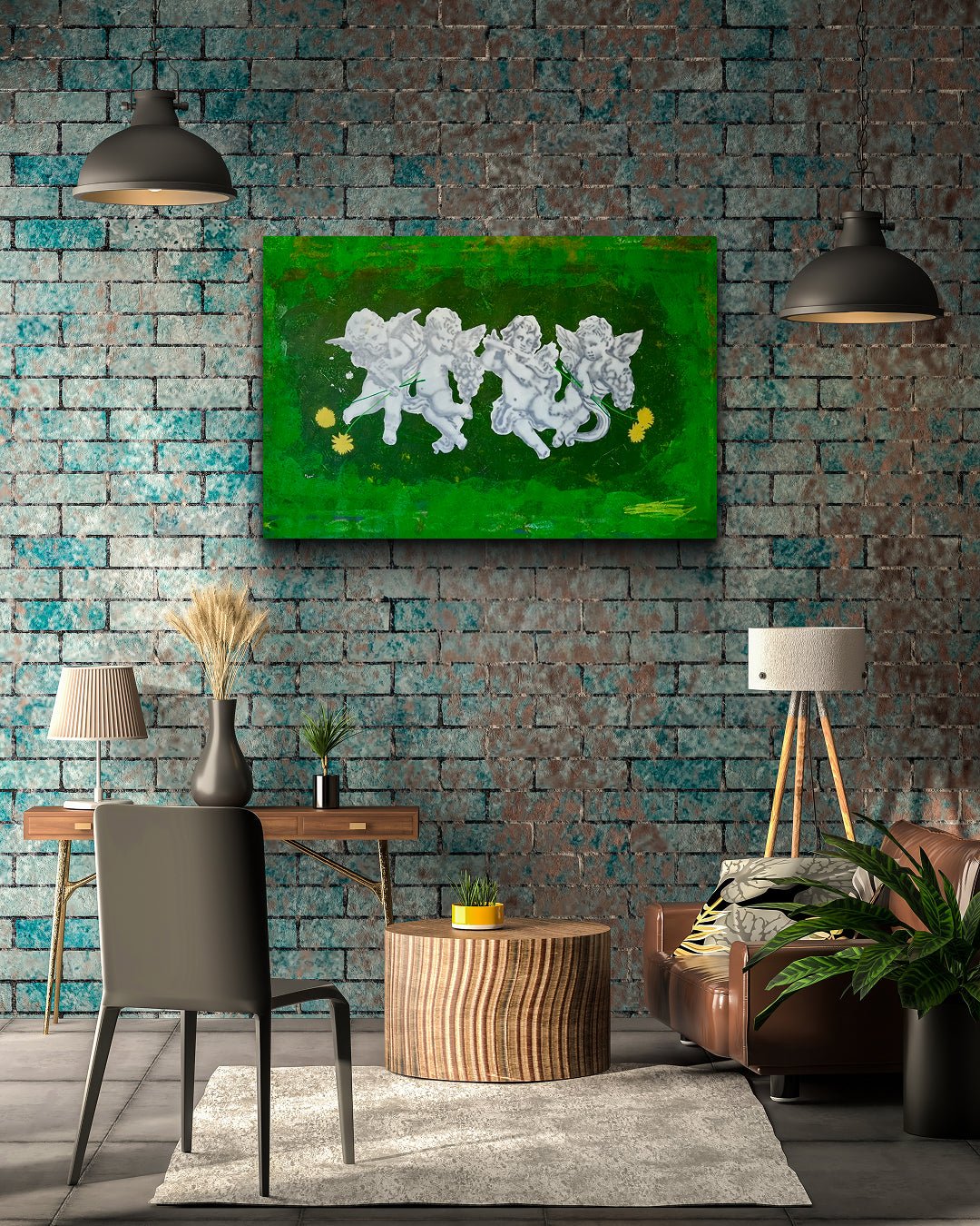 korean art, Angels - DOKHBI ARTWORKS Feeldog Painting