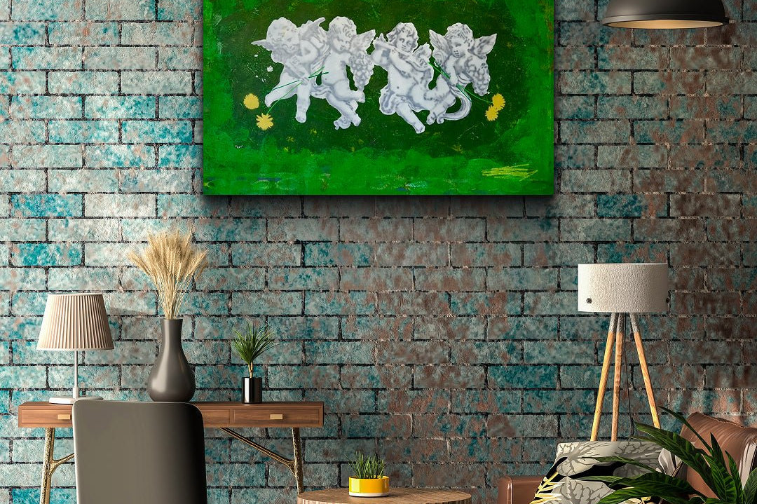 korean art, Angels - DOKHBI ARTWORKS Feeldog Painting