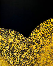 korean art, ANIMA variation series - DOKHBI ARTWORKS Kim sun hyeon Mixed Media ARTWORKS dokkaebi dokebi k - art ANIMA Variation Series close - up detail, mixed media texture by Korean artist Kim Sun Hyeon DOKHBI