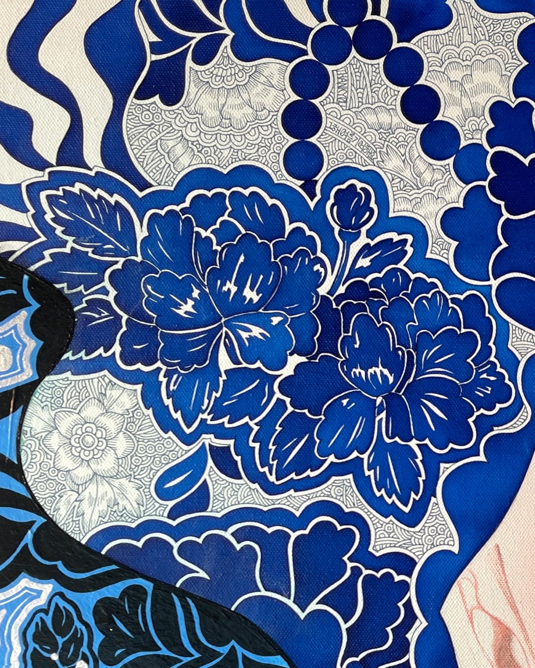 korean art, Another day in Jeju - DOKHBI ARTWORKS Mixed Media Painting