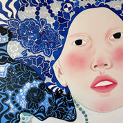 korean art, Another day in Jeju - DOKHBI ARTWORKS Mixed Media Painting