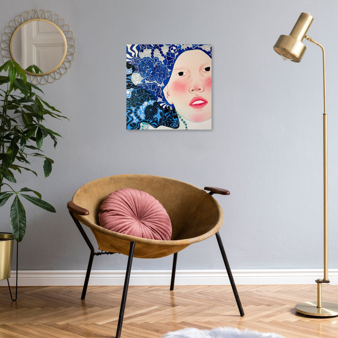 korean art, Another day in Jeju - DOKHBI ARTWORKS Mixed Media Painting