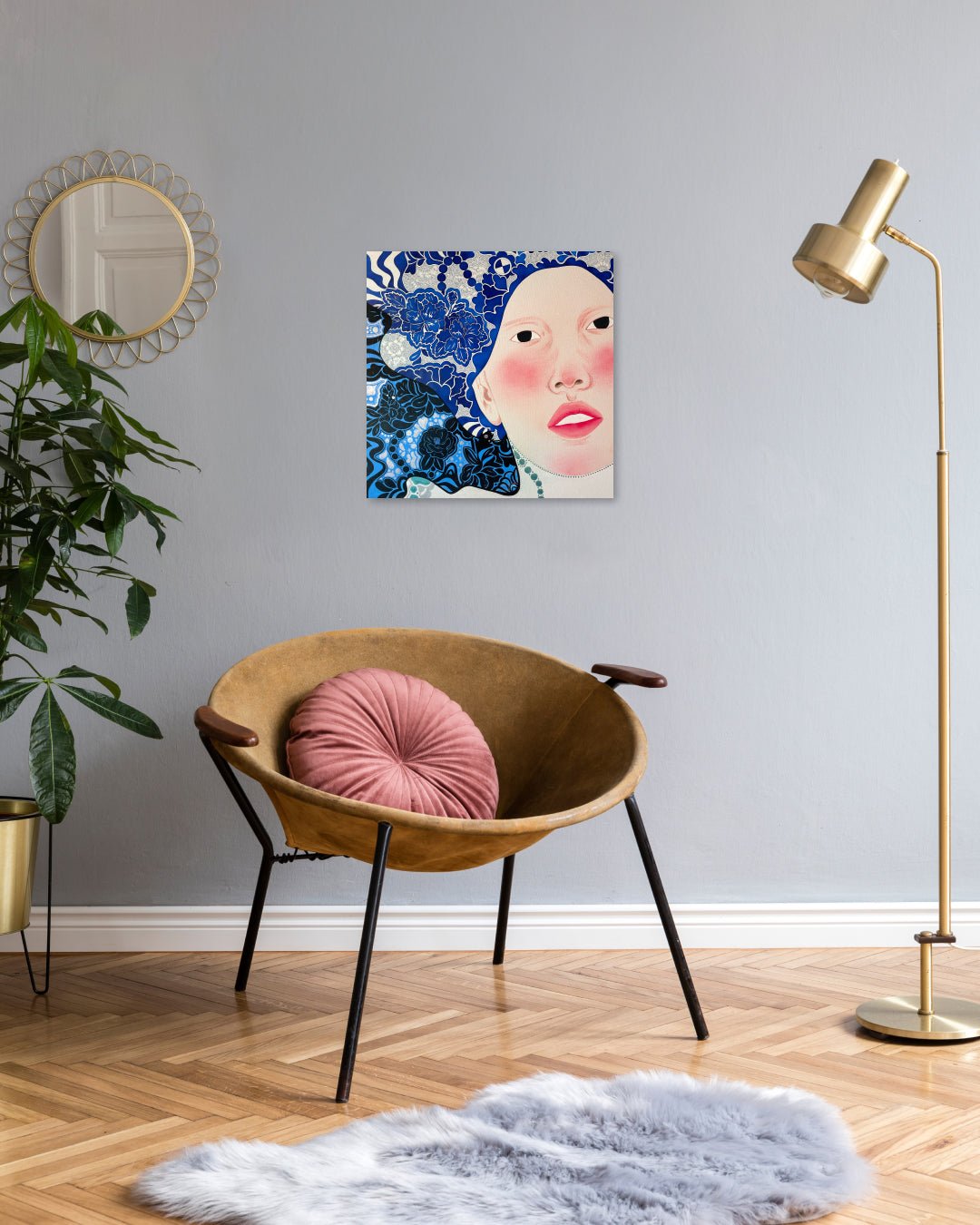 korean art, Another day in Jeju - DOKHBI ARTWORKS Mixed Media Painting