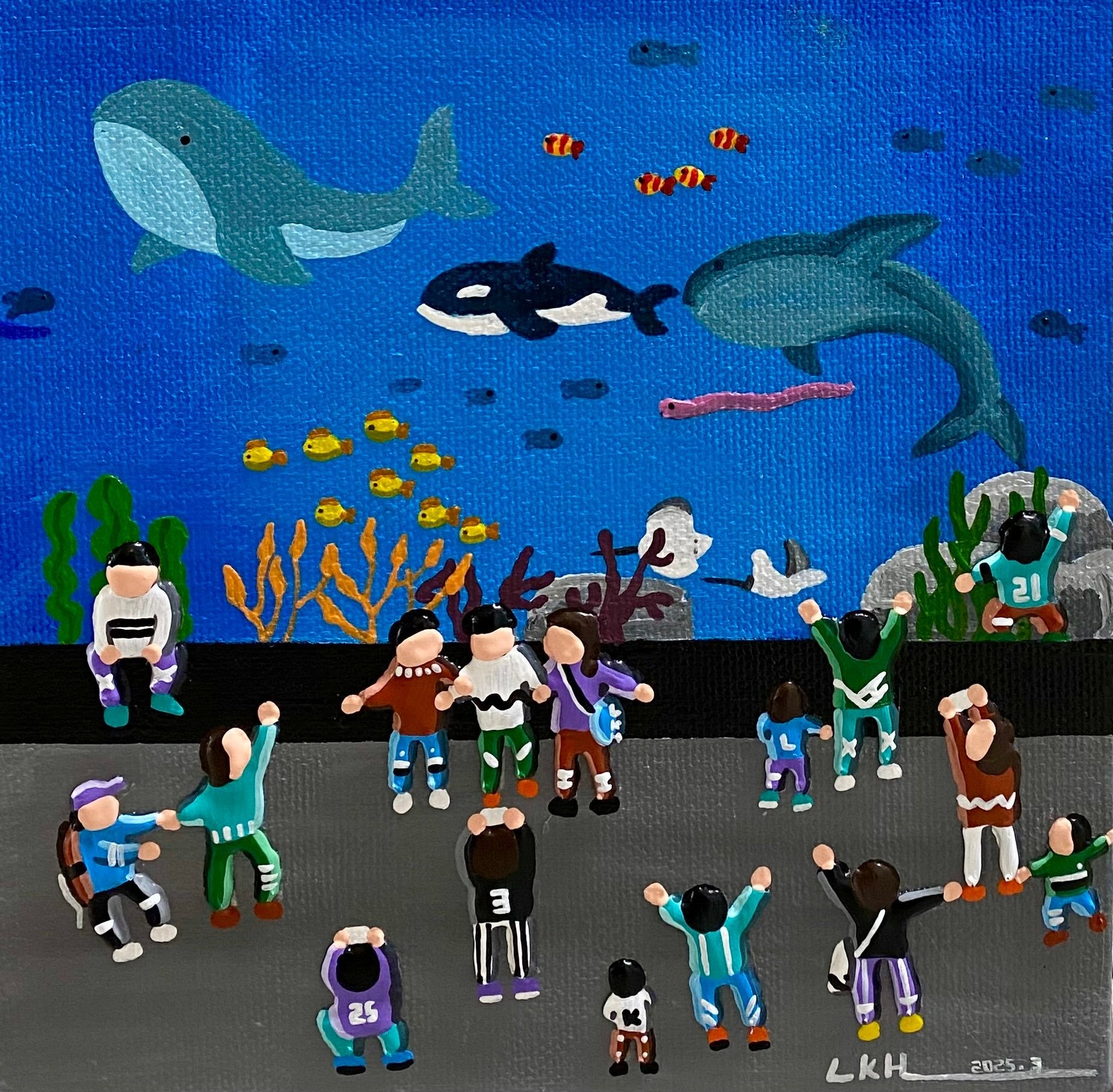 korean art, Aquarium - DOKHBI $1000 ARTWORKS Lee Kyoung Hyun