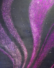 korean art, Aurora shining on a winter night 5 - DOKHBI ARTWORKS Mint Painting