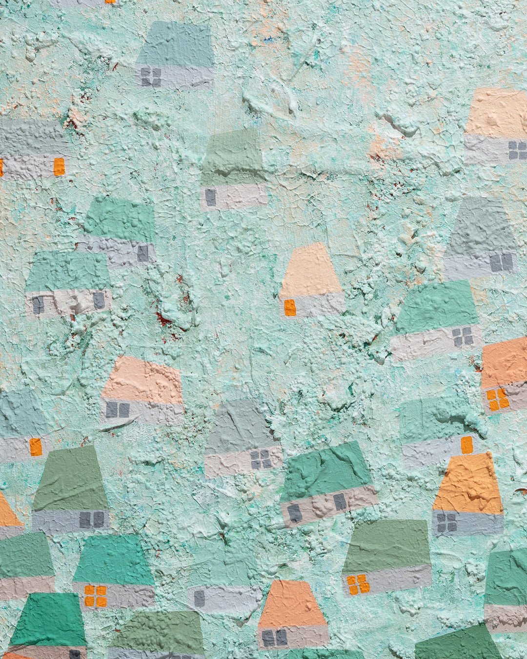 korean art, Autumn Breeze - DOKHBI ARTWORKS Mixed Media Youyeong Seo