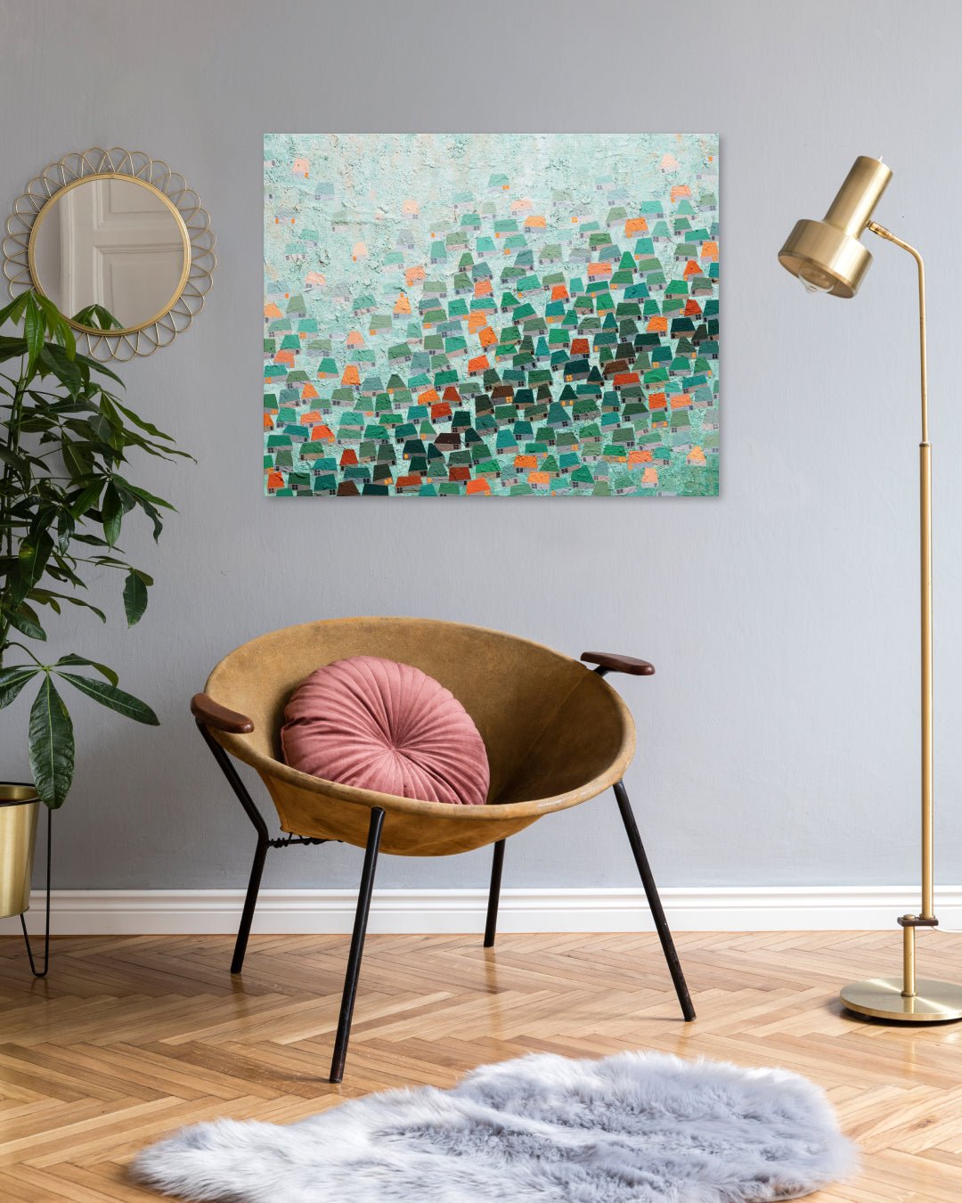 korean art, Autumn Breeze - DOKHBI ARTWORKS Mixed Media Youyeong Seo