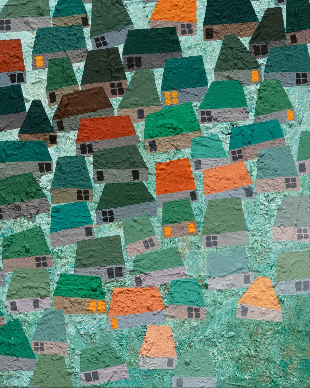 korean art, Autumn Breeze - DOKHBI ARTWORKS Mixed Media Youyeong Seo