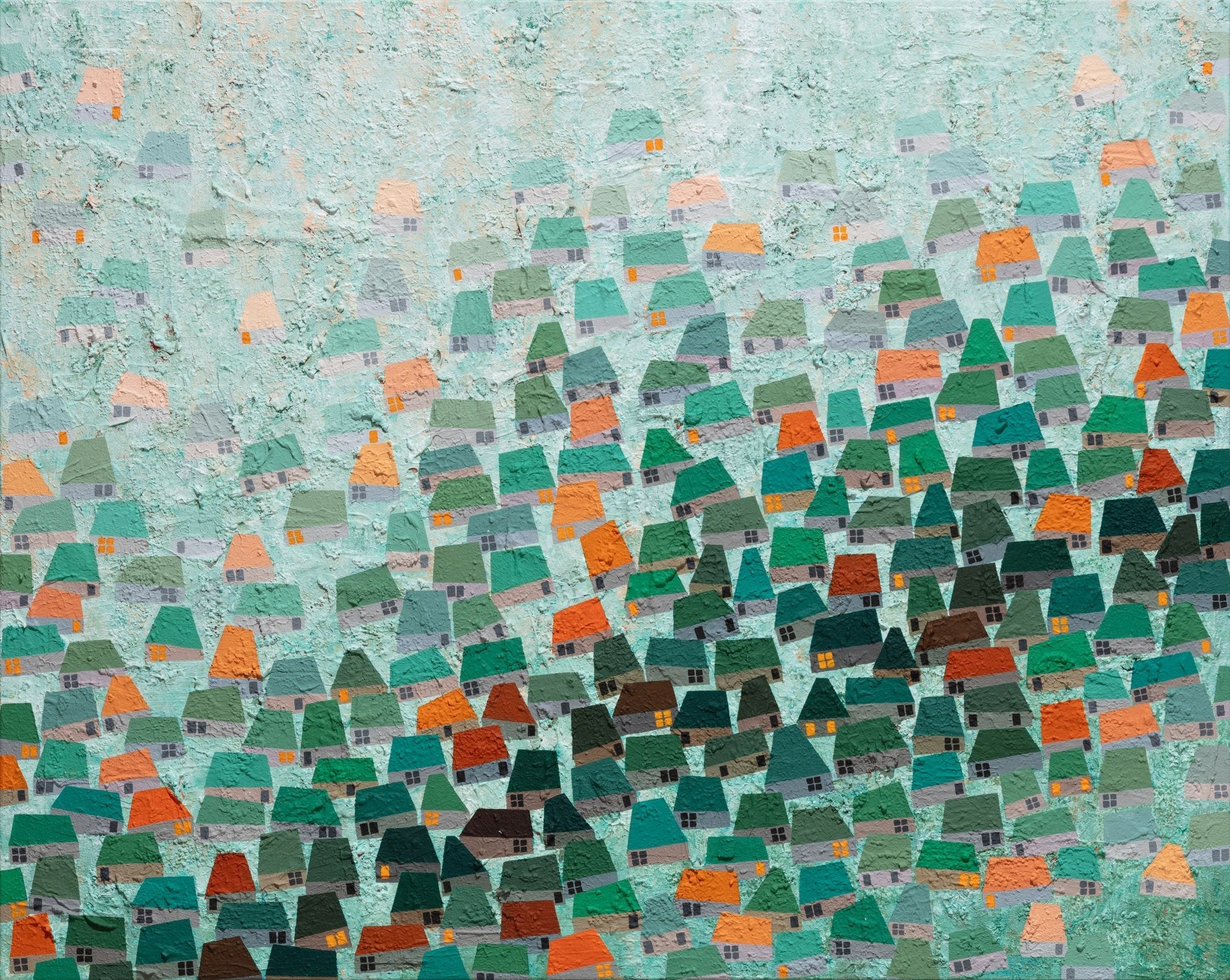 korean art, Autumn Breeze - DOKHBI ARTWORKS Mixed Media Youyeong Seo