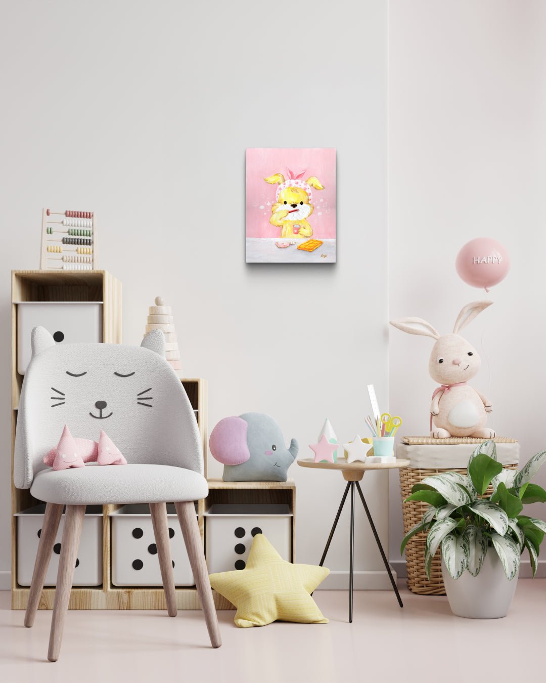 korean art, Bath time_Brushing my teeth - DOKHBI $1000 ARTWORKS Mint