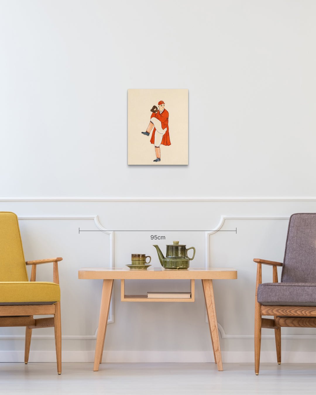 korean art, Be the Master Wherever You Are 6 - DOKHBI $1000 ARTWORKS Ham Bo Kyung ARTWORKS dokkaebi dokebi k - art Be the Master Wherever You Are 6 size reference 44x34cm - original Korean silk painting by Ham Bo Kyung DOKHBI