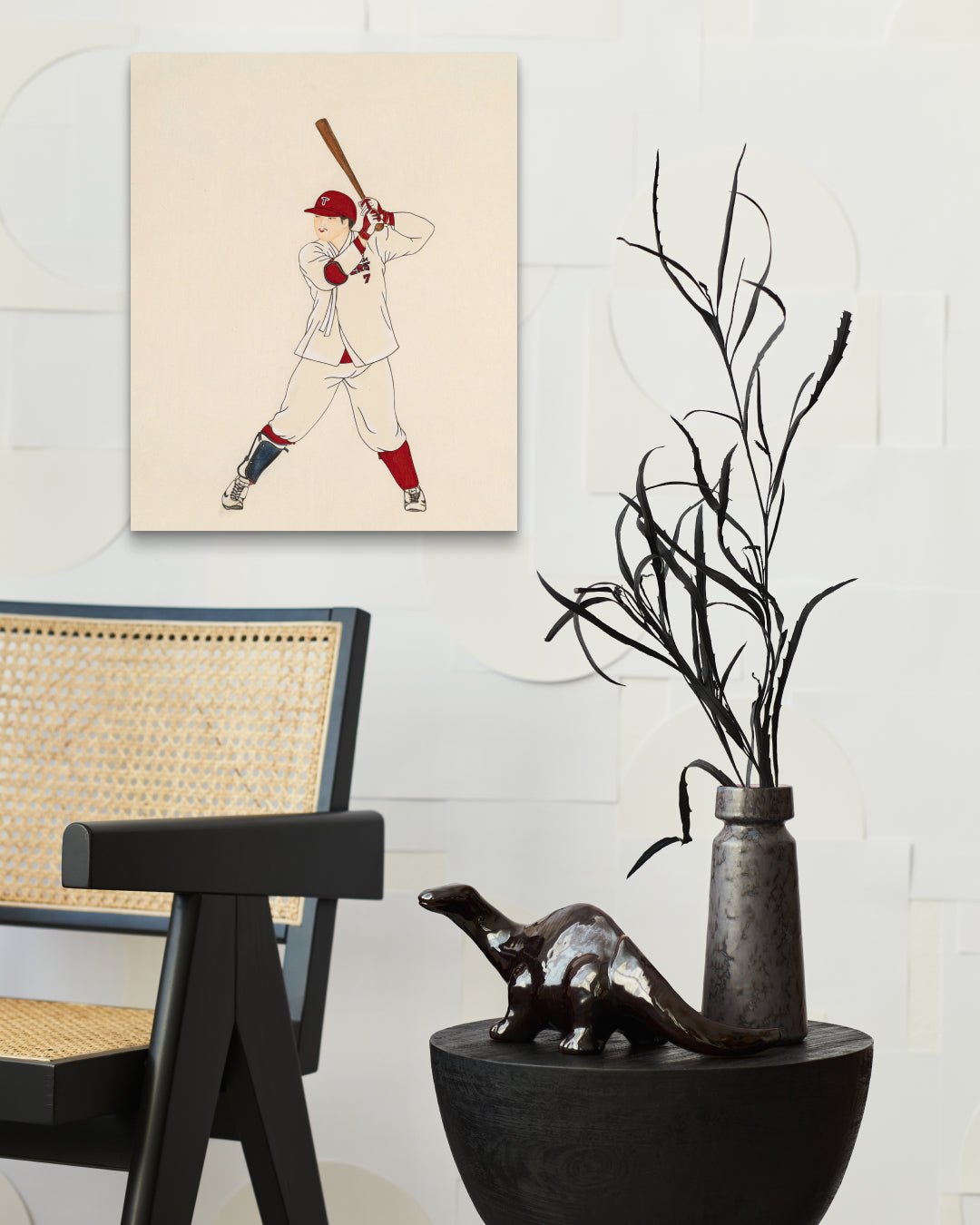 korean art, Be the Master Wherever You Are 7 - DOKHBI $1000 ARTWORKS Ham Bo Kyung ARTWORKS dokkaebi dokebi k - art Korean contemporary silk painting Be the Master Wherever You Are 7 by Ham Bo Kyung, interior wall art decor DOKHBI