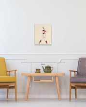 korean art, Be the Master Wherever You Are 7 - DOKHBI $1000 ARTWORKS Ham Bo Kyung ARTWORKS dokkaebi dokebi k - art Be the Master Wherever You Are 7 size reference 44x34cm - original Korean silk painting by Ham Bo Kyung DOKHBI