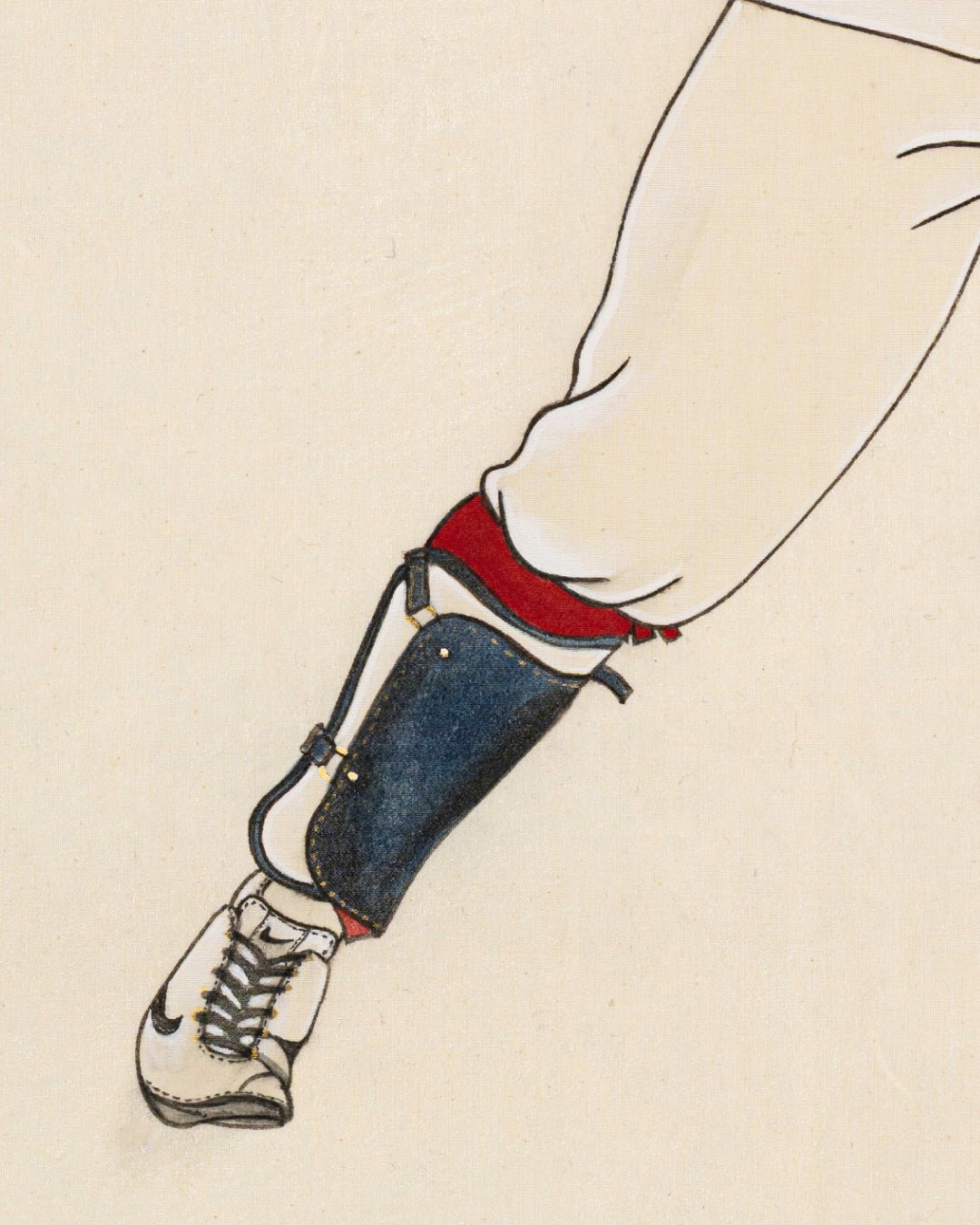 korean art, Be the Master Wherever You Are 7 - DOKHBI $1000 ARTWORKS Ham Bo Kyung ARTWORKS dokkaebi dokebi k - art Be the Master Wherever You Are 7 surface detail - silk on color by Ham Bo Kyung, Korean fine art 2025 DOKHBI