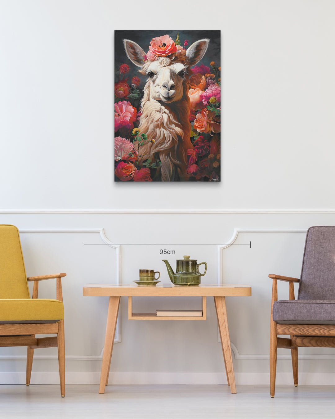 korean art, Blooming Camel - DOKHBI ARTWORKS Painting Yun Song - A ARTWORKS dokkaebi dokebi k - art Blooming Camel size reference 63.5x90.9cm - original Korean painting by Yun Song - A DOKHBI