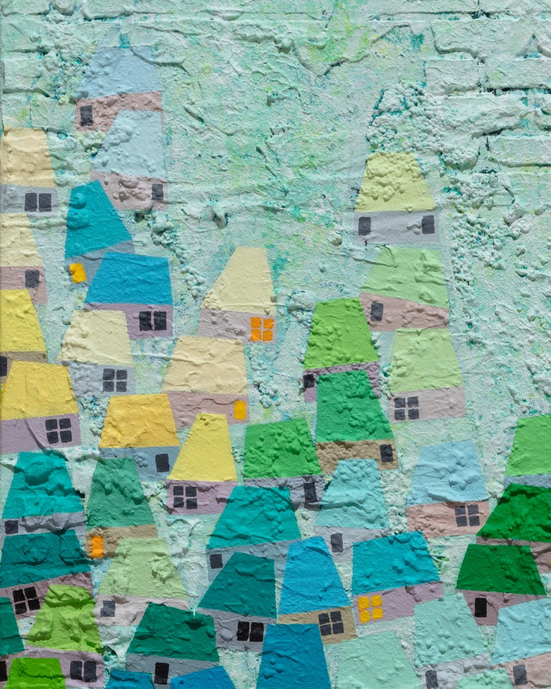 korean art, Blooming Colors - DOKHBI $1000 ARTWORKS Mixed Media