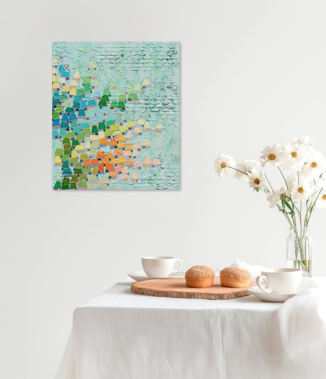 korean art, Blooming Colors - DOKHBI $1000 ARTWORKS Mixed Media