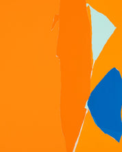 Blossom no.14 surface detail - Acrylic on Canvas by Lee Eun Bi, Korean fine art 2024