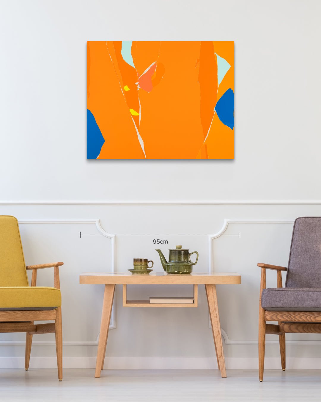 Blossom no.14 size reference 72.7x90.9cm - original Korean painting by Lee Eun Bi