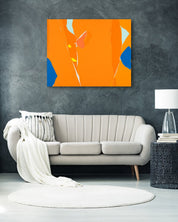 Korean contemporary painting Blossom no.14 by Lee Eun Bi, interior wall art decor